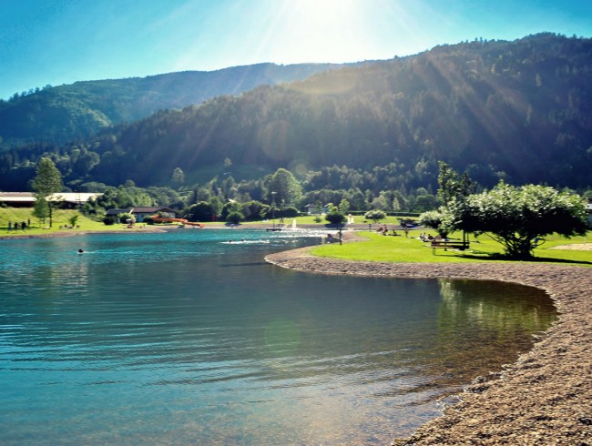 Badesee mit Trinkwasserqualität in Eben im Pongau