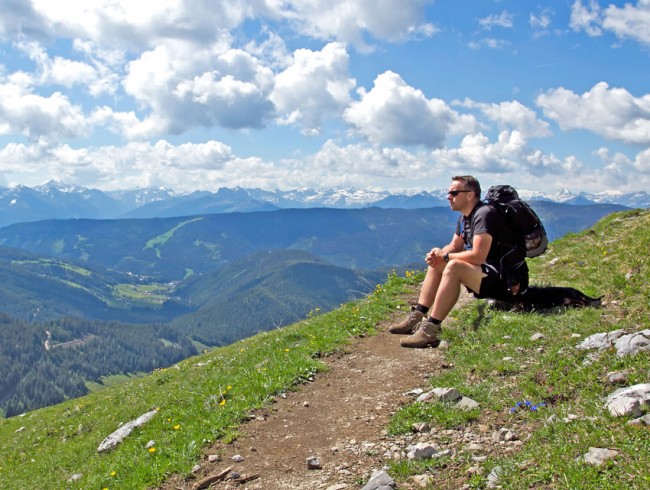 Wandern im Sommerurlaub in Hüttau, Salzburger Land